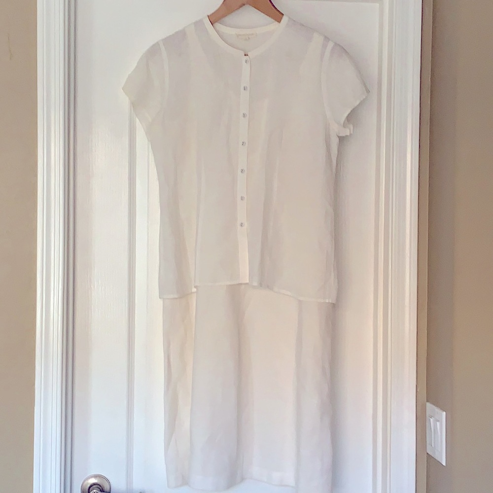 Eileen Fisher linen dress sets